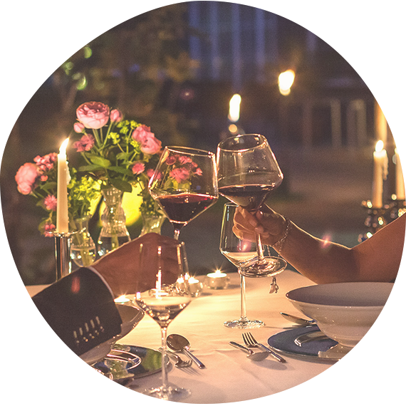 Candle Light Dinner Ganter Hotel & Restaurant Mohren Hotel Mohren Bodensee Reichenau